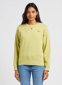 Levi's - Sweat ample à col rond en coton - Taille XL - Vert