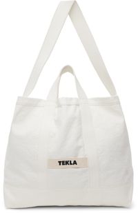 Tekla Off-White Beach Tote