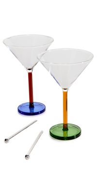 Sophie Lou Jacobsen Piano Cocktail Glass Set Dizzy One Size