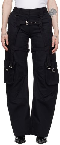 Off-White Black Harness Trousers