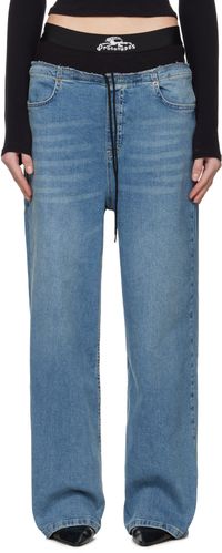 Prototypes Blue Waistband Regular Jeans