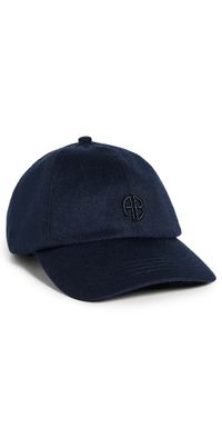 ANINE BING Jeremy Baseball Cap Navy One Size