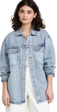 Pistola Denim Mandy Oversized Shacket Paloma M