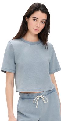 Z Supply Curran Sweatshirt Ocean Air Indigo L