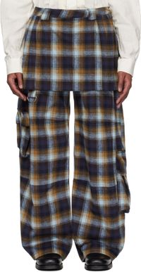 Collina Strada Navy Lawn Cargo Pants