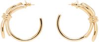 Valentino Garavani Gold Bow Scoobies Earrings