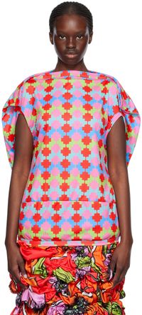 Comme des Garçons T-shirt multicolore à motif graphique imprimé