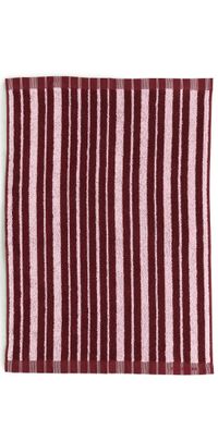 Marimekko Raide Hand Towel Burgundy Stripe One Size