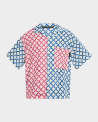 Men's Net Logo Bowling Shirt