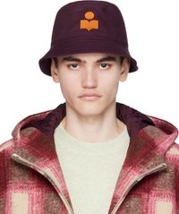 Isabel Marant Purple Haley Bucket Hat