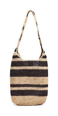 Mar Y Sol Augusta C Bag Natural Black Stripe One Size