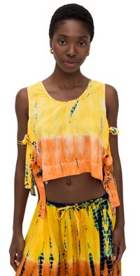 Coniglio Palm Beach Tia Tank Tropical Dreams Hand Dye One Size