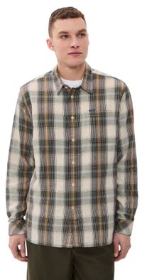Barbour Hawthorn Checked Relaxed Shirt Whisper White L