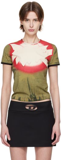 Diesel T-shirt Uncutie-Long-Q1 multicolore