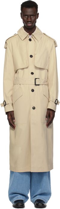 MACKAGE Beige Beau Trench Coat
