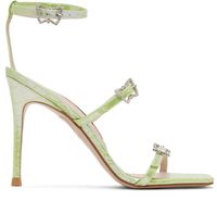 Sophia Webster Green Venus Heeled Sandal