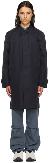 NORSE PROJECTS Navy Thor Rain Coat