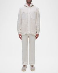 Men's Ivan Textured Hooded Overshirt