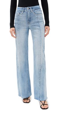 Good American Good Waist Palazzo Jeans Indigo957 14