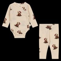 Konges Slojd - Ensemble imprimé en coton bio - Taille 6M - Multicolore