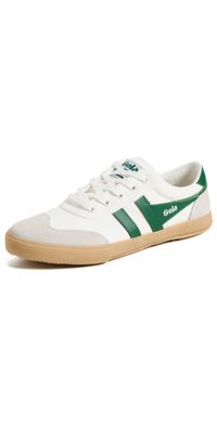 Gola Badminton Sneakers Off White/Black/Gum 10