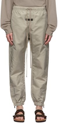 Fear of God ESSENTIALS Taupe Nylon Track Pants