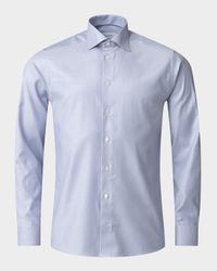 Men's Contemporary Fit Cotton-Lyocell Sport Shirt