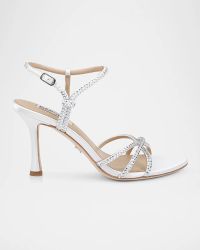 Julietta Silk Crystal Strappy Sandals