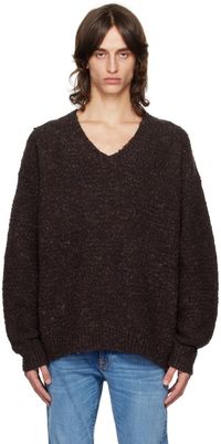 Calvin Klein Pull Halo brun