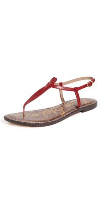 Sam Edelman Gigi Thong Sandals Summer Red 9