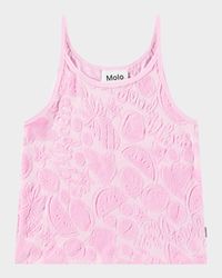 Girl's Rizi Terry Tank Top, Size 2-7