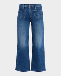 The Patch Pocket Mid-Rise Maven Ankle Jeans