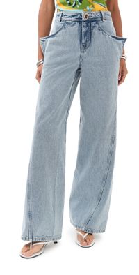 Christopher Esber Manta Sting Denim Jeans Indigo 4