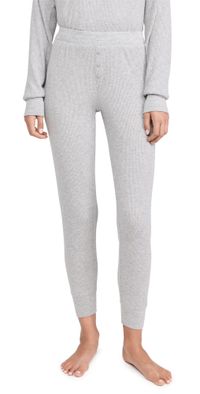 PJ Salvage Textured Essentials Pants Heather Grey S