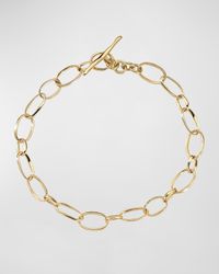 Small Scultura Link Bracelet in 18K Gold
