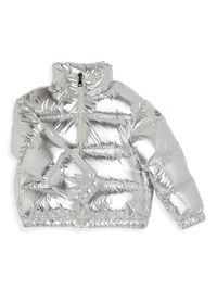 Little Girl's & Girl's Meuse Down Jacket - Silver - Size 14