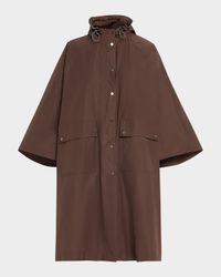 Hooded Water-Resistant Taffeta Jacket