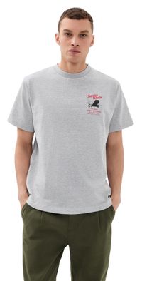 Service Works Bar and Kitchen Tee Heather Grey L