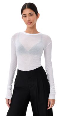 Bite Studios Long Sleeve Jersey Tee White M