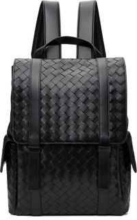 Bottega Veneta Black Back-To-School Backpack