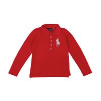 Polo Ralph Lauren - Seconde Main - Polo enfant rouge - 7 ans - Taille 7A - Rouge