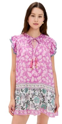 Bell Milia Mini Dress Mixed Prints L