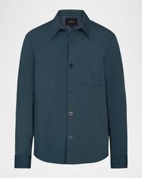 Men's Insulated Technical Cotton Shirt Jacket