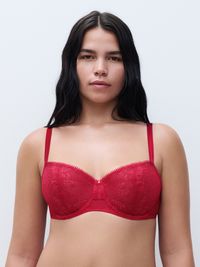 Chantelle - Soutien-gorge corbeille - Taille 100E - Rouge