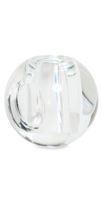 Tizo Design Large Crystal Round Bubble Glass Vase Round Bubble Clear One Size