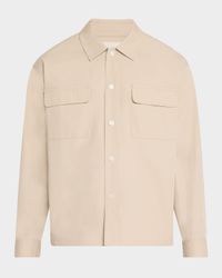 Men's Cotton Double-Pocket Overshirt