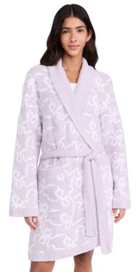 LoveShackFancy Teddy Robe Orchid Bloom M/L
