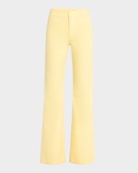 Andrew Mid-Rise Bootcut Slim Pants
