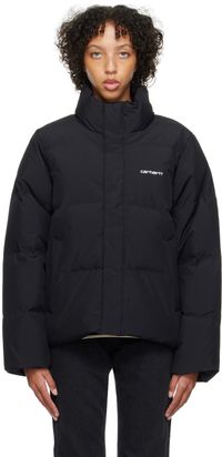 Carhartt Work In Progress Blouson Yanie noir rembourré en duvet