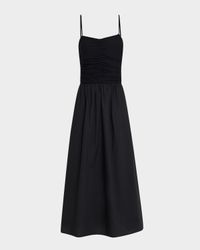 Fisher Ruched Midi Dress